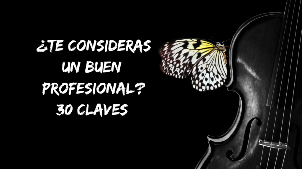 ¿Te consideras un buen Profesional? : 30 claves